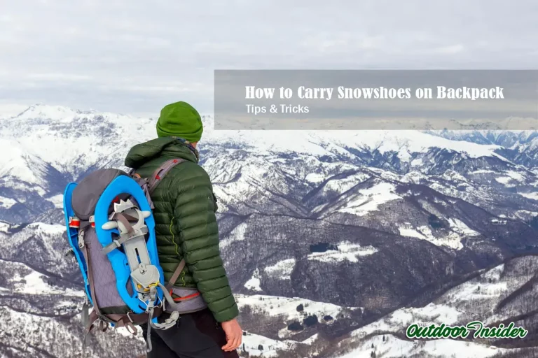 How to Carry Snowshoes on Backpack