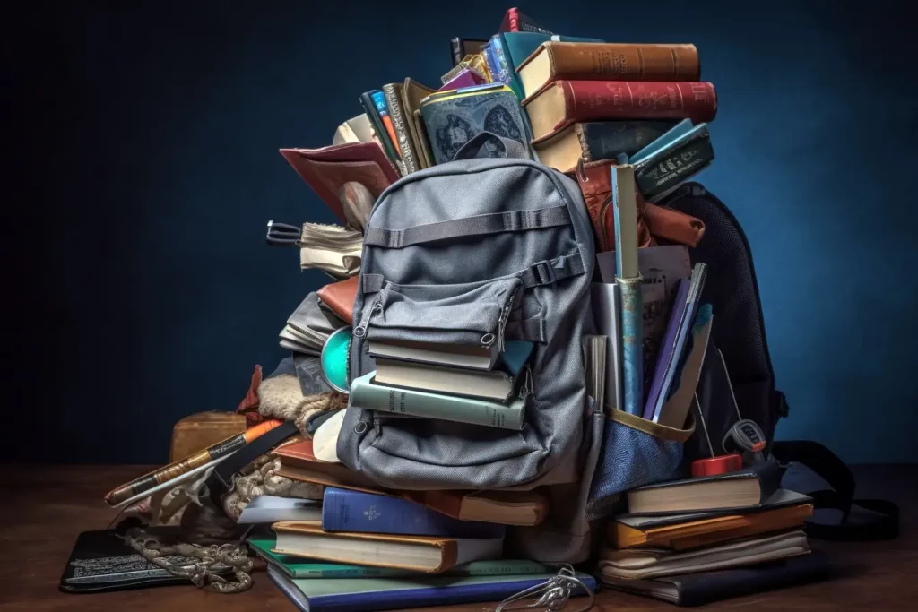 How Many Books Can You Put Into an Empty Backpack