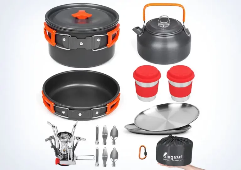 Bisgear Camping Cookware Kettle Mess Kit