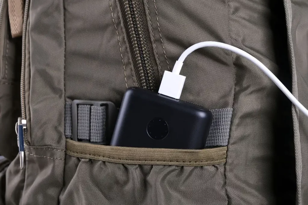 Using a Backpack with a USB Charging Port