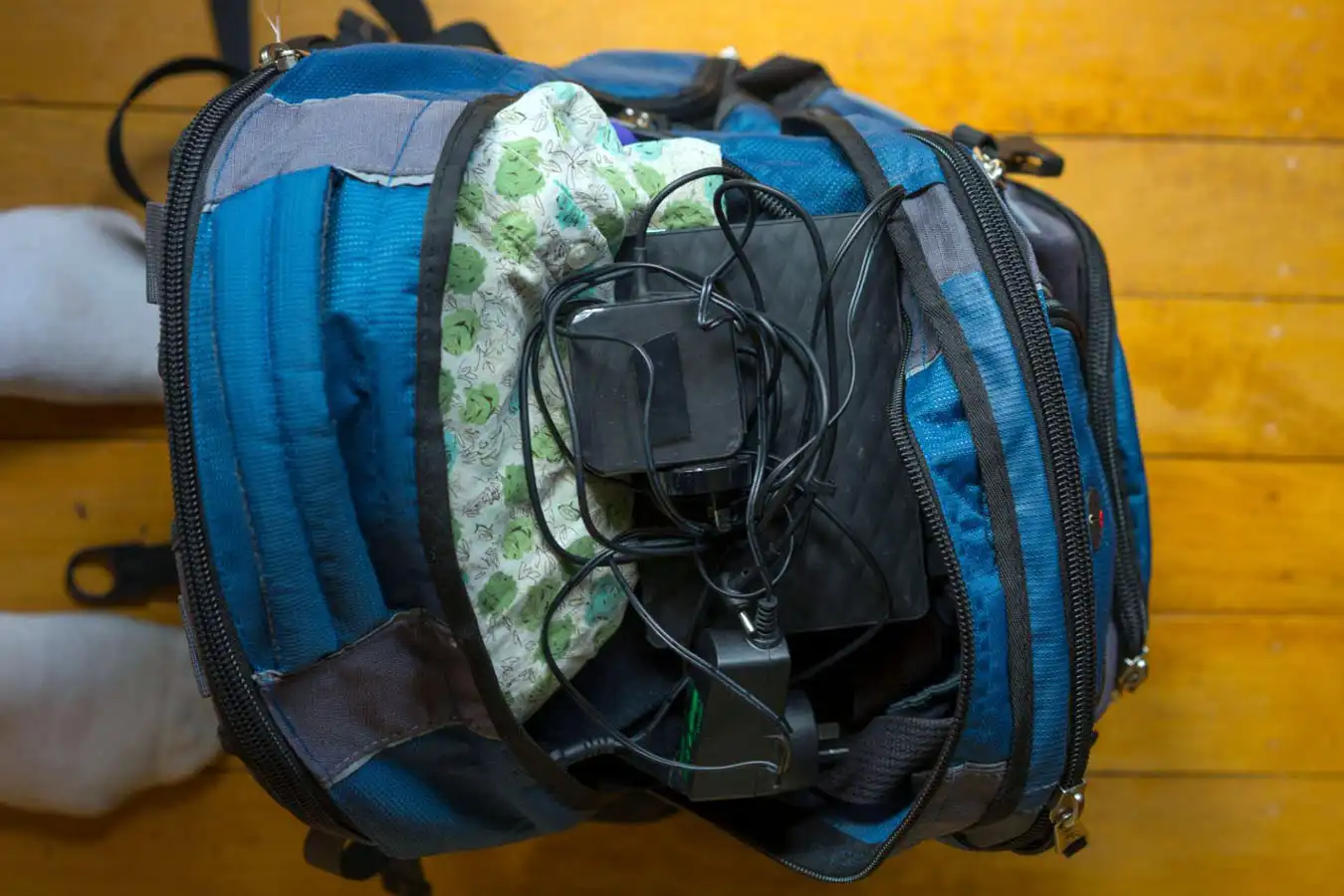 Backpack With a USB Charging Port