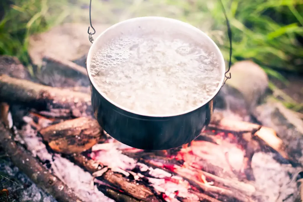 Boil Water at Camp
