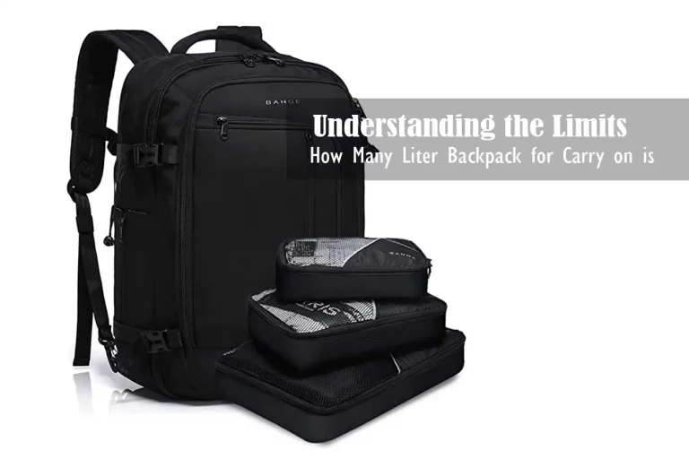 How Many Liter Backpack for Carry on is Ideal: Understanding the Limits