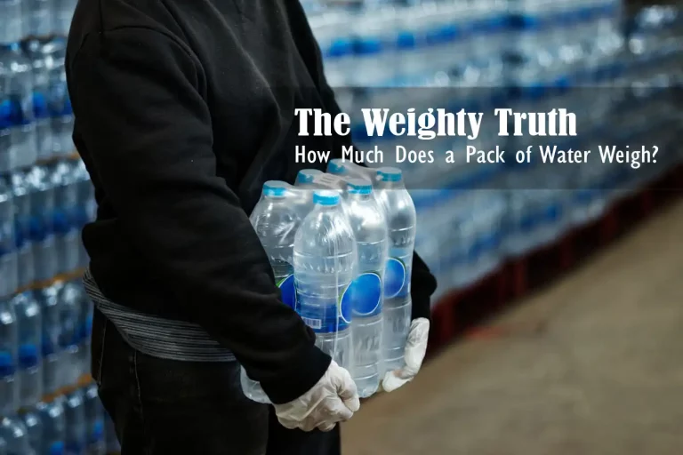 How Much Does a Pack of Water Weigh