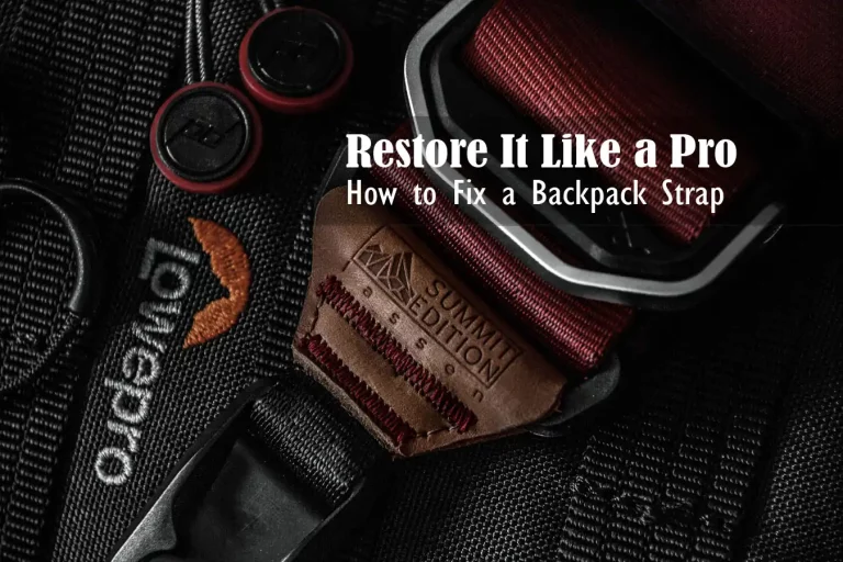 Learn How to Fix a Backpack Strap: Restore It Like a Pro