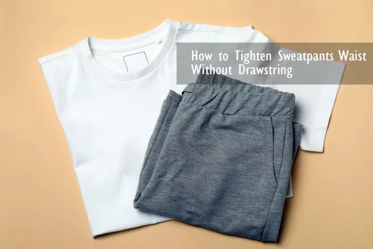 How to Tighten Sweatpants Waist Without Drawstring