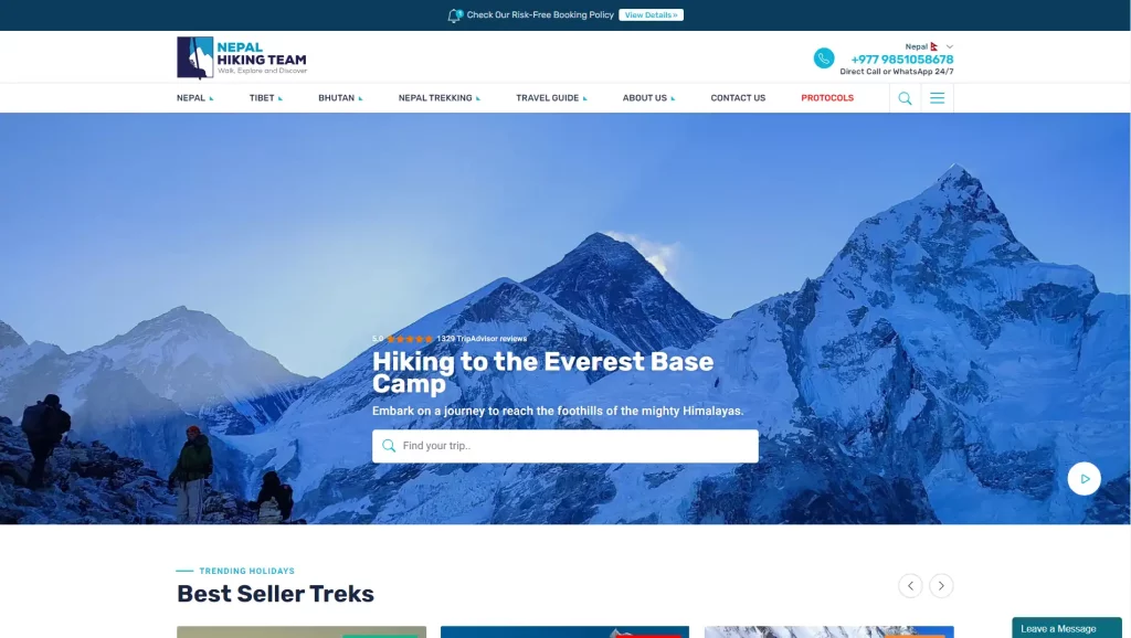 Nepal Hiking Team travel agency in Nepal