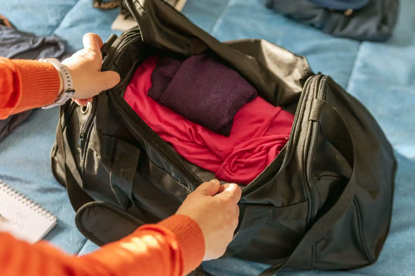 Packing a Backpack with Clothes