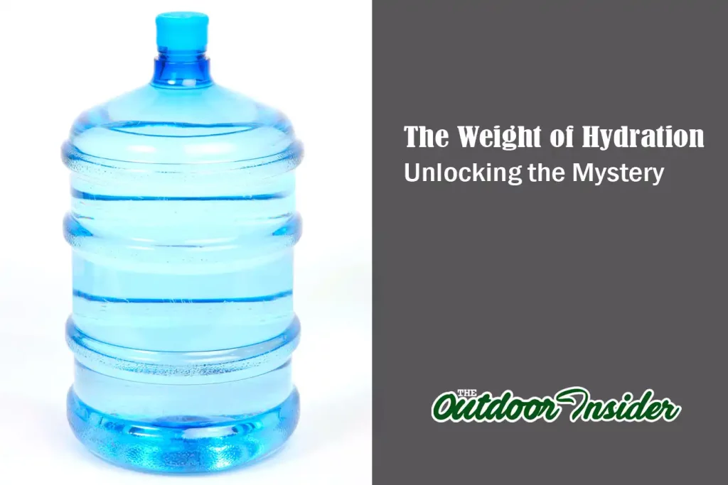 How Much Does a 5 Gallon Bottle of Water Weigh? Unlocking the Mystery