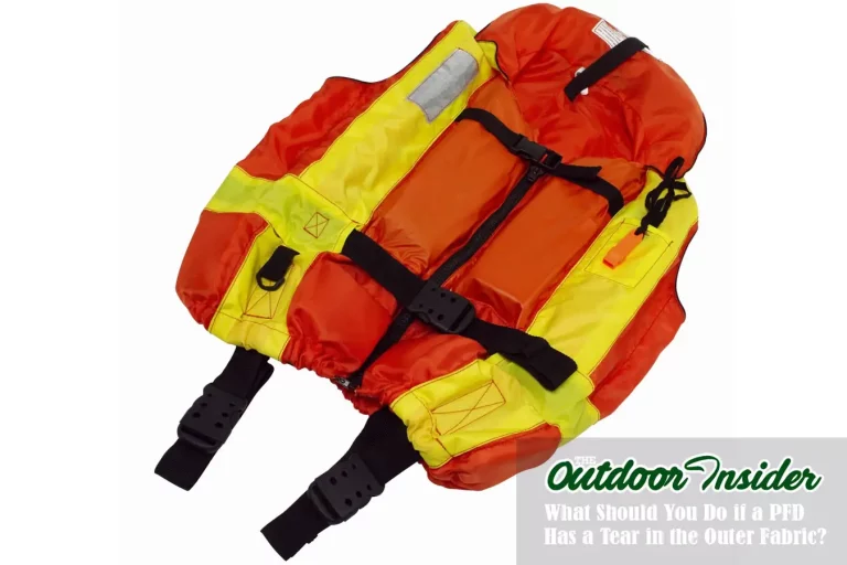What Should You Do if a PFD Has a Tear in the Outer Fabric?