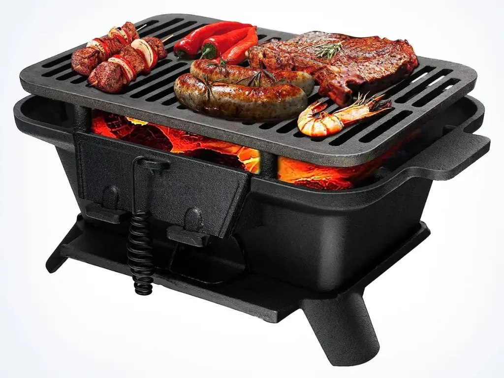 Giantex Cast Iron Charcoal Grill