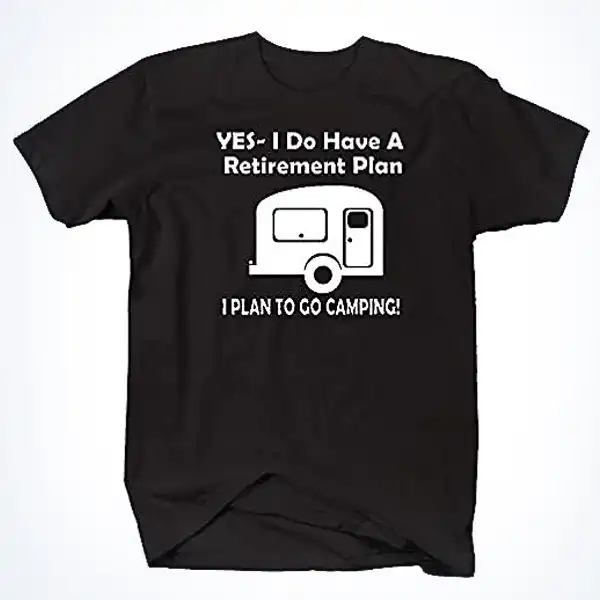 Go Camping RV Camper T shirt