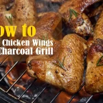 Grill Chicken Wings on Charcoal Grill