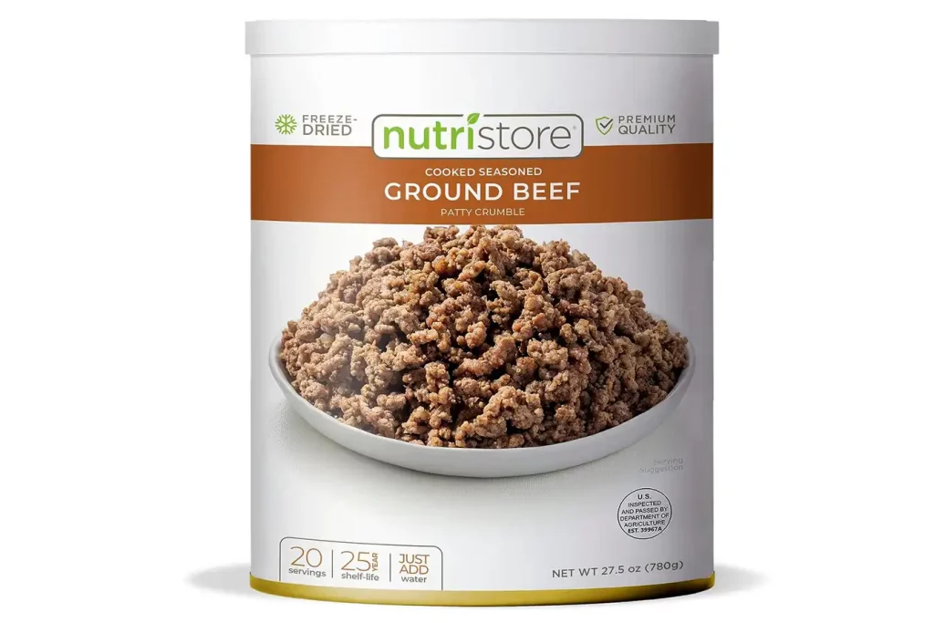 Nutristore Freeze Dried Ground Beef