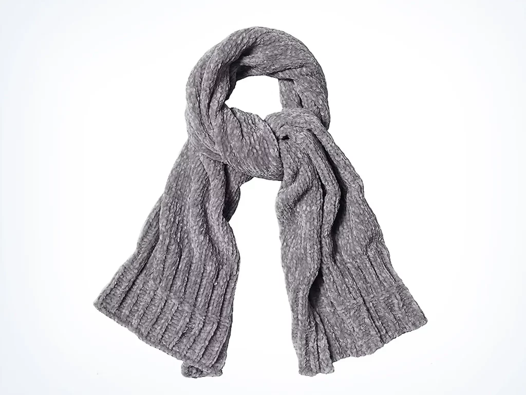 SOJOS Chenille Ribbed Thick Scarf