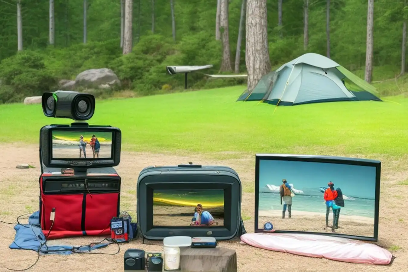 Watch TV While Camping