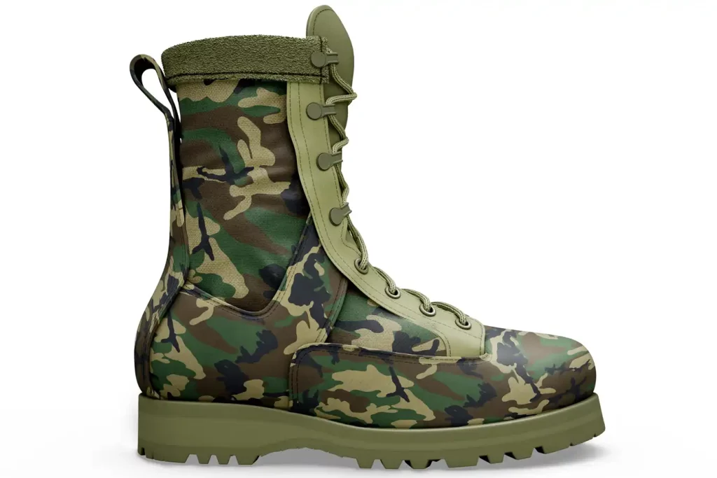 Camouflaged Hunting Boot
