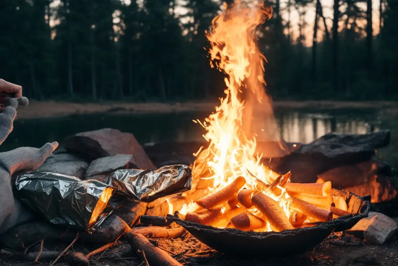 Campfire Foil Packet Cooking