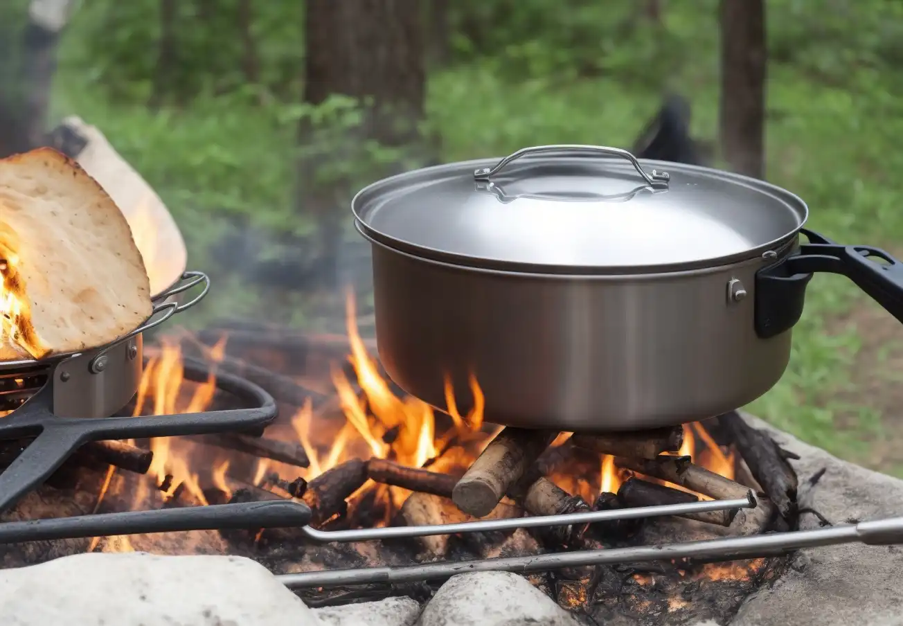 high-quality campfire cooking kit