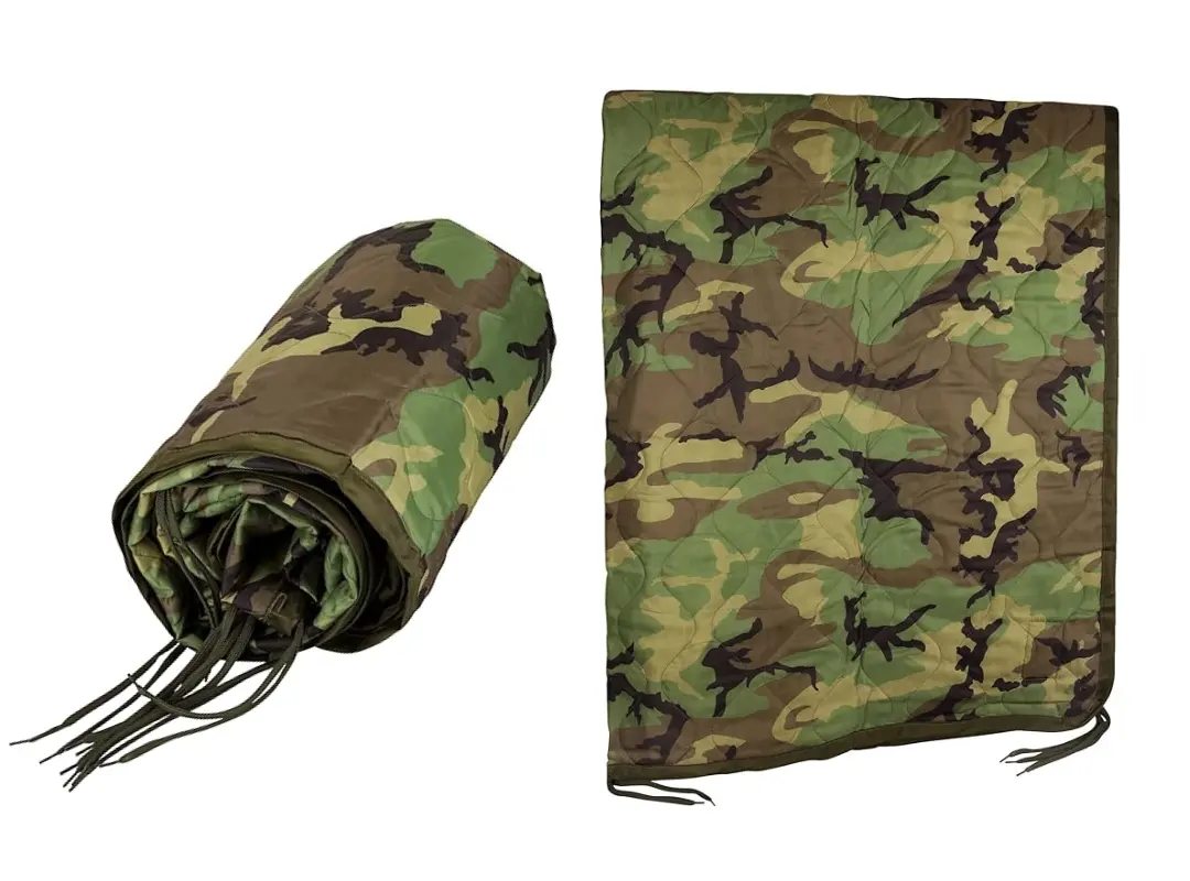 Woodland Camo Military Poncho Liner